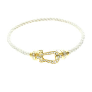 Fred Force 10 Diamond Bracelet Medium Model Yellow Gold (18K) Diamond Charm B...